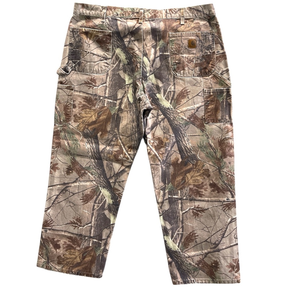 Rare Carhartt B235 CAP Camouflage Cargo Pants - Brown and Green‎ Men’s 44x30